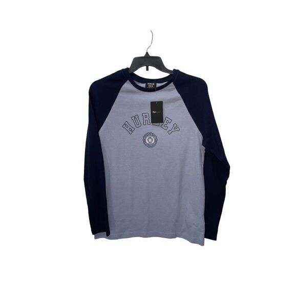 Hurley Thermal Blue Blizzard Long Sleeve 1259-0522 Size Medium NWT - Picture 1 of 3